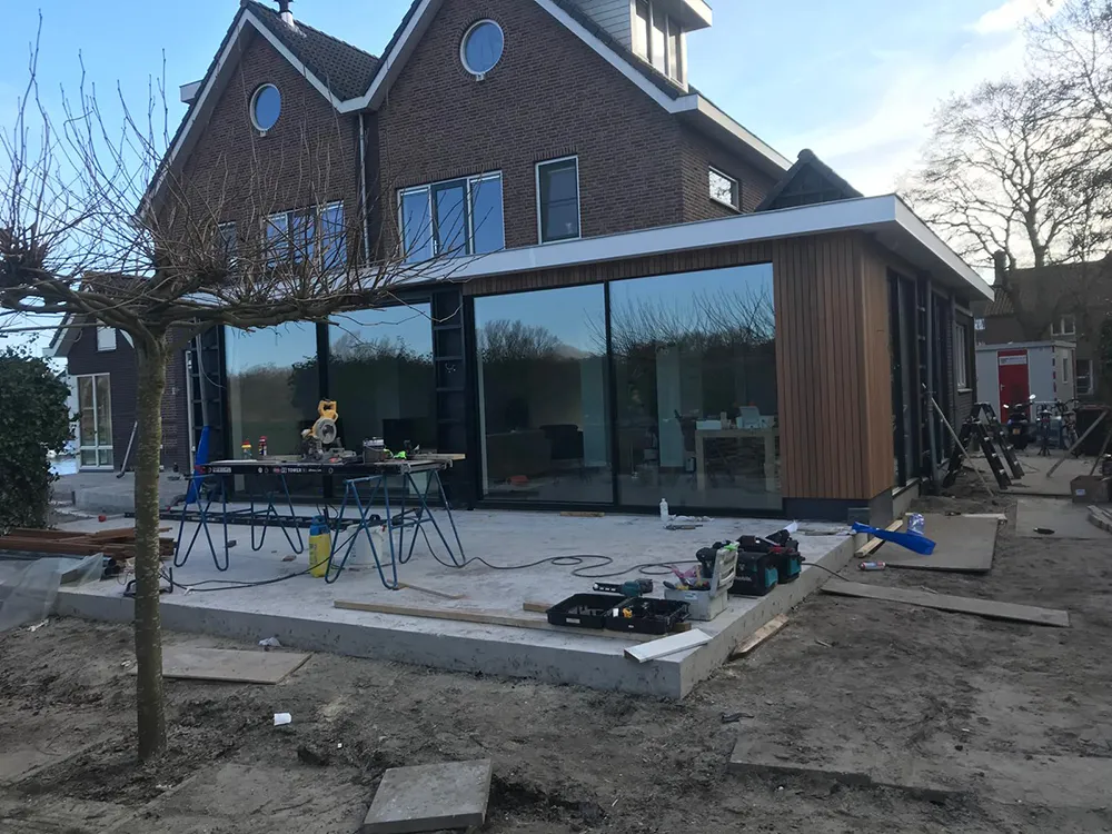 Ton van Vliet Bouw - Aanbouw-verbouw woning De Kwakel - 01 Ton van Vliet Bouw - Aanbouw-verbouw woning De Kwakel