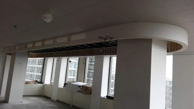 Ton van Vliet Bouw - Rembrandttoren - Systeemwanden - 5 Ton van Vliet Bouw - Rembrandttoren - Interne verbouwing - Systeemwanden